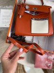 Сумка женская  Kelly, 25, GHW swift leather Hermes Артикул LUX-82600. Вид 3