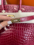 Сумка женская  25, GHW Crocodile Alligator Lisse Hermes Артикул LUX-99622. Вид 13