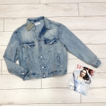 Куртка женская джинсовая Balenciaga Артикул LUX-13706. Вид 3