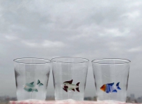 Трио стаканов с рыбками в подарочной коробке Christian Dior Артикул LUX-78069. Вид 1