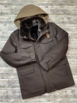 Куртка мужская  с меховой подкладкой и съемным меховым воротником  Loro Piana Артикул LUX-80138. Вид 2