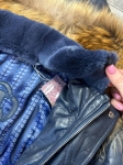 Куртка удлинённая кожаная со вставками из натуральной кожи крокодила Stefano Ricci Артикул LUX-80414. Вид 3