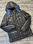 Куртка удлинённая кожаная со вставками из натуральной кожи крокодила Stefano Ricci Артикул LUX-80412. Вид 1