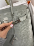 Сумка женская Birkin, 30 cm Crocodile Niloticus Mat  Hermes Артикул LUX-82953. Вид 9