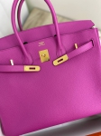 Сумка женская  Birkin, 35 GHW Magnolia color Hermes Артикул LUX-84229. Вид 3