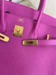 Сумка женская  Birkin, 35 GHW Magnolia color Hermes Артикул LUX-84229. Вид 5