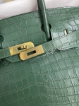 Сумка женская Birkin, 30 cm Crocodile Niloticus Mat Hermes Артикул LUX-84343. Вид 3