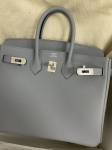 Сумка женская  Birkin, 25 cm, PHW Hermes Артикул LUX-84461. Вид 2