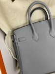 Сумка женская  Birkin, 25 cm, PHW Hermes Артикул LUX-84461. Вид 5