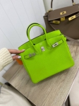 Сумка женская Birkin, 25, PHW Hermes Артикул LUX-84776. Вид 1