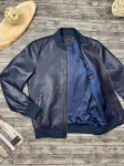 Бомбер кожаный Kiton Артикул LUX-86417. Вид 2