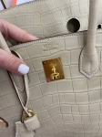 Сумка женская BIRKIN Croc 35см Hermes Артикул LUX-91075. Вид 6