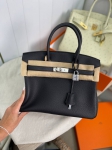 Cумка женская  Birkin Noir color 30 cm Hermes Артикул LUX-93730. Вид 2