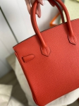 Cумка женская  Birkin Rouge Duchesse color 30 cm Hermes Артикул LUX-93729. Вид 6