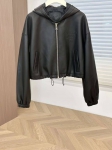 Кожаная куртка Prada Артикул LUX-93793. Вид 1