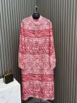  Платье-рубашка макси с принтом Monogram Tiles Louis Vuitton Артикул LUX-93867. Вид 2