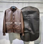 Кожаная куртка Gucci Артикул LUX-94201. Вид 1