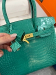 Сумка женская  Birkin , Crocodile, 30 cm Hermes Артикул LUX-95791. Вид 4