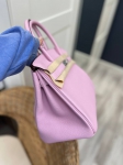 Сумка женская  Birkin 30 cm   Rose Dragee color Hermes Артикул LUX-95795. Вид 2