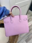 Сумка женская  Birkin 30 cm   Rose Dragee color Hermes Артикул LUX-95795. Вид 3