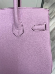 Сумка женская  Birkin 30 cm   Rose Dragee color Hermes Артикул LUX-95795. Вид 4