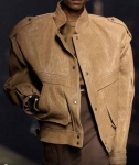 Кожаная куртка  Yves Saint Laurent Артикул LUX-96222. Вид 1