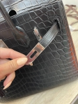 Сумка женская Birkin, 30 cm, PHW MATTE NILOTICUS Hermes Артикул LUX-97196. Вид 7