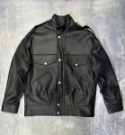 Кожаная куртка  Yves Saint Laurent Артикул LUX-102915. Вид 2
