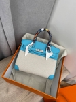 Сумка женская  Birkin, 30 cm, PHW Hermes Артикул LUX-104442. Вид 1