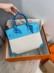 Сумка женская  Birkin, 30 cm, PHW Hermes Артикул LUX-104442. Вид 3