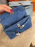 Сумка женская  Kelly Pochette, GHW Hermes Артикул LUX-108384. Вид 4