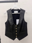 Кожаный жилет  Celine Артикул LUX-93280. Вид 1