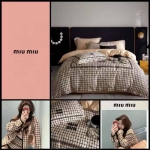 Комплект постельного белья Miu Miu Артикул LUX-110012. Вид 1