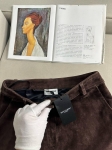 Замшевая юбка Yves Saint Laurent Артикул LUX-111678. Вид 2