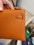 Сумка женская Kelly mini PHW, Chevre Hermes Артикул LUX-114532. Вид 5