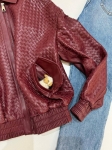 Кожаный бомбер  Bottega Veneta Артикул LUX-115896. Вид 3
