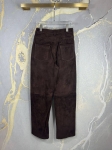  Замшевые брюки Yves Saint Laurent Артикул LUX-116129. Вид 2