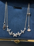 Подвеска Butterfly Pavе petite diamond line из белого золота  Graff Артикул LUX-116843. Вид 6