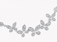 Подвеска Butterfly Pavе petite diamond line из белого золота  Graff Артикул LUX-116843. Вид 7