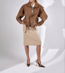 Кожаная куртка Yves Saint Laurent Артикул LUX-117532. Вид 1