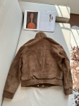 Замшевый бомбер Yves Saint Laurent Артикул LUX-117823. Вид 3