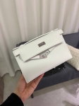 Сумка женская Kelly Pochette Blanc color Hermes Артикул LUX-118588. Вид 1