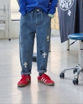 Джинсы CHROME HEARTS Артикул LUX-118600. Вид 1