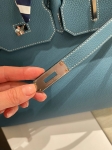 Сумка женская  Birkin, 35 PHW Hermes Артикул LUX-121430. Вид 2