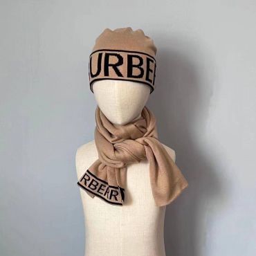 Комплект шапка+шарф Burberry LUX-75765
