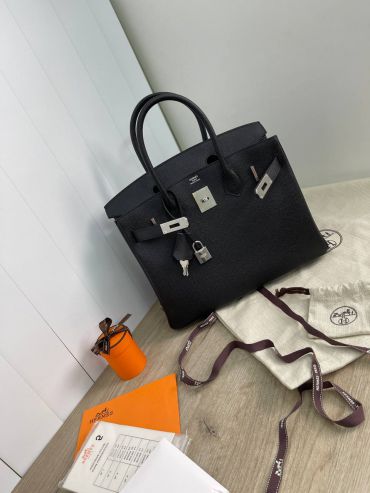 Сумка женская Birkin 30 cm, Epsom Color Noir