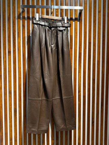 Кожаные  брюки  LUX-94626