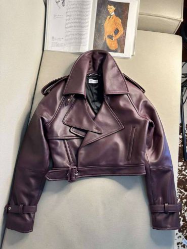 Кожаная куртка  Yves Saint Laurent LUX-96072