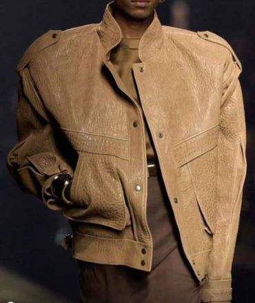 Кожаная куртка  Yves Saint Laurent LUX-96222