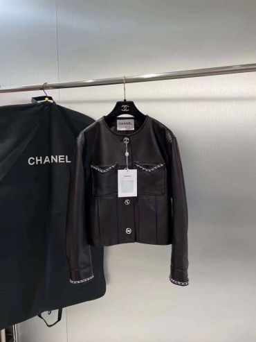 Кожаная куртка Chanel LUX-96658